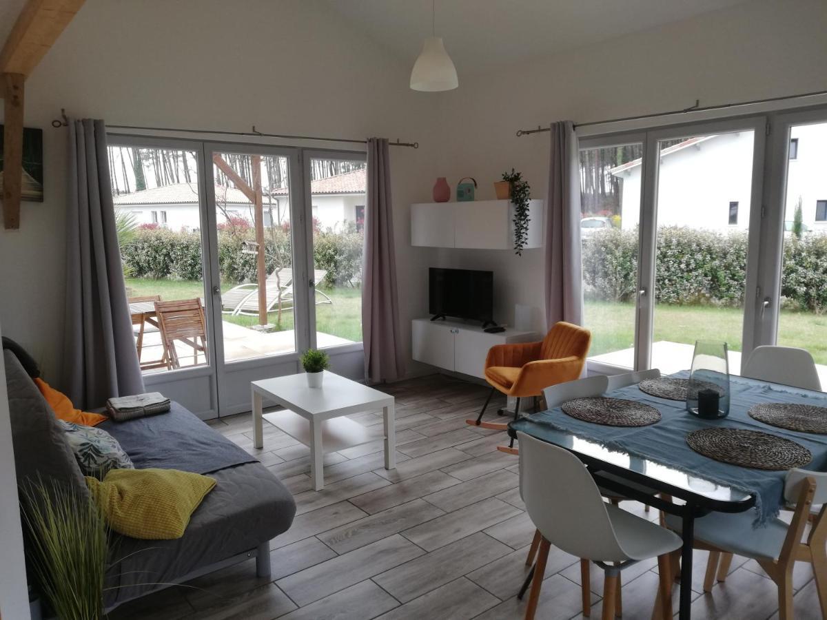 Maison Moderne Proche Lac Et Plage Leon Bagian luar foto