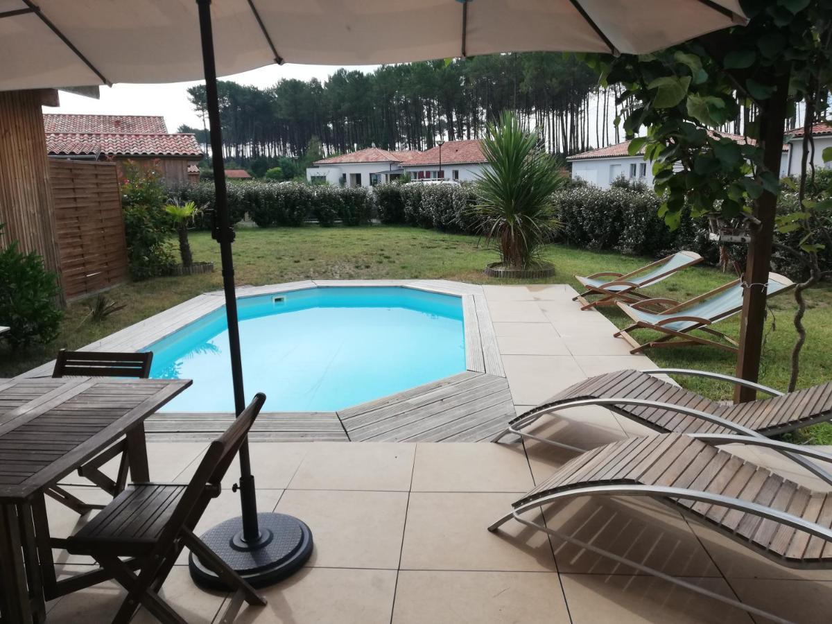 Maison Moderne Proche Lac Et Plage Leon Bagian luar foto