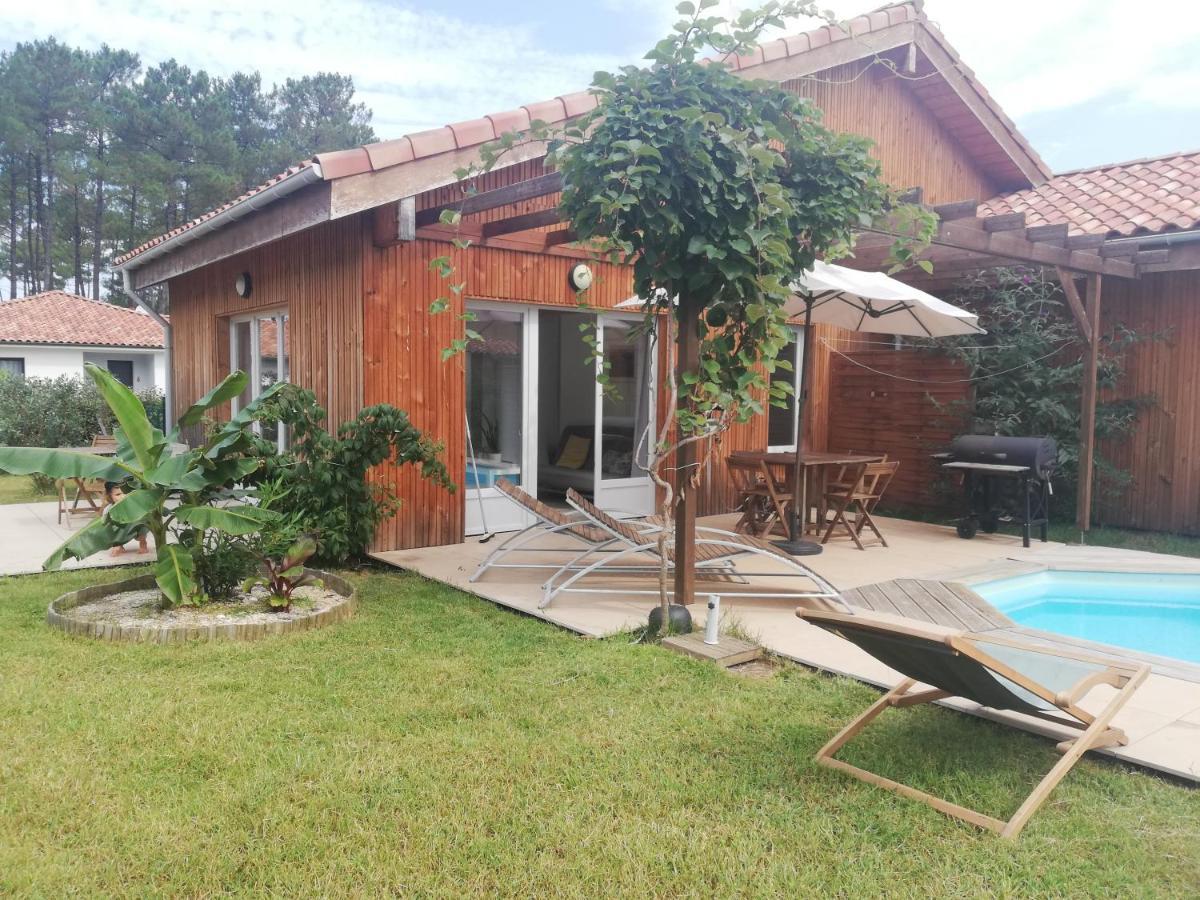 Maison Moderne Proche Lac Et Plage Leon Bagian luar foto